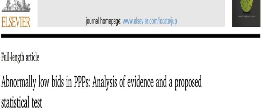 Ofertas Anormalmente Bajas en APP: Análisis de la Evidencia y una Propuesta de Prueba Estadística